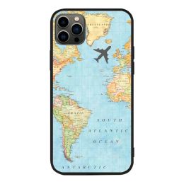 World Map Travel Phone Case For Apple iPhone 14 13 Pro Max 11 12 13Mini X XR XSMAX 6 6s 7 8Plus Phone Cover