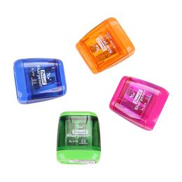 Classical Double Hole Mechanical Pen Pencil Sharpener Stationery Office Student Drop Shipping