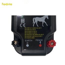 Hot sale PAPASTOP DC power 1j 12 v battery electronic fence energizer for farm 20 km effcient length