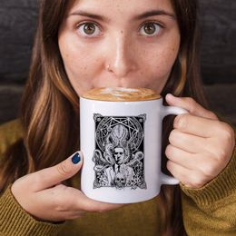 Dark Myth Cthulhu Lovecraft Boy Friend Gift 350ml Ceramic Changed Colour Milk Tea Coffee Mug Cup