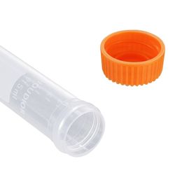 50Pcs/Bag 15ML Micro Conical Plastic Centrifuge Tube Clear Screw Cap Centrifuge Test Tube with Scale Centrifugal Tubes Wholesale