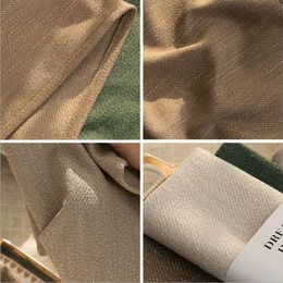 6PCS Solid Colour Flax Type Cloth Placemat,Heat Stain Resistant Drink Coasters,Home Kitchen Place Mats for Dining Table Bar Mat