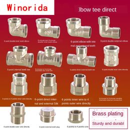 Pipe Fittings 3/4 IN Copper Electroplating Joints 1/2 IN To 3/4 IN Inner Wire Outer Teeth Tee Direct Elbow Reducer