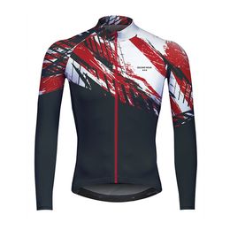OSS Bike Wear Men's Winter Jackets Cycling Long Sleeve Thermal Fleece Warm Jersey Professional Team Windbreaker Ciclismo Maillot