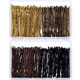 150pcs/box Vintage Barrettes Hair Jewelry Settings Charm Color Hair Pins Wave Clip Hair Clips for DIY Headwear Hair Accessories