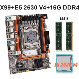 Motherboards KEYIYOU X99H D4 LGA 20113 Motherboard Kit Xeon With 16GB DDR4 2133MHZ ECC REG RAM Memory And Kit Xeon E5 2630 V4 CPU