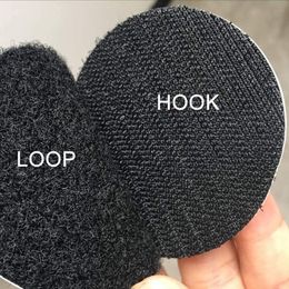 Hook Loop Adhesive Dots 60mm Self Adhesive Hook and Loop Fastener Tape Double Sided Sticker Mat Carpet Gripper Pad Wall Mounting