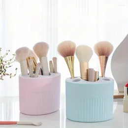 Storage Boxes 1pc Makeup Brush Box Desktop Eyebrow Pencil Lipstick Holder Organiser Cosmetics Container Toothbrush Rack