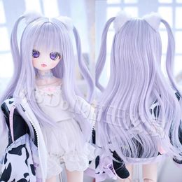 1/3 BJD Doll Wigs Long Curly Hair For 1/4 MSD MDD Doll Wavy Hair Wigs Accessories Girls DIY Gift Excluding dolls 240329