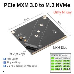 Cards MXM to NVME Adapter Riser Board Converter PCIe MXM 3.0 to M.2 NVME Expansion Card Support 2230 2242 2260 2280 M2 NVME SSD for PC