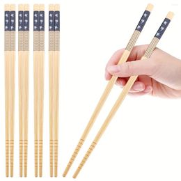 Chopsticks 5 Pairs Japanese Style Reusable Chopstick Set 8.8 Inch/22.5cm Tableware Kitchen Items Stuff Supplies