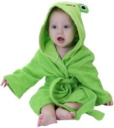 Terry Duck baby Robe Essential Bath Towel for Infants | Ideal Newborn Gifts For 0-9 Months