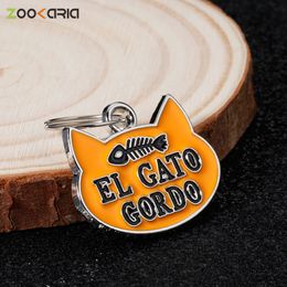 New Cat Dog ID Tag Custom Free Engraving Personalised Dog Collar Pet Charm Name Pendant Bone Necklace Collar Puppy DIY Accessory