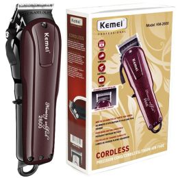 Trimmers Kemei 2600 professional hair trimmer for men adjustable beard & hair clipper electric barber hair cutting machine rechargeable
