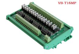 16 Ways PLC NPN & PNP Input NPN Output Amplifier Relay Terminal Blocks Plate Short Circuit Overcurrent Protection