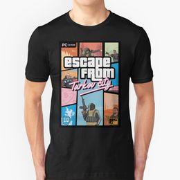 Escape From Tarkov-Vice City Style T Shirt Maska 1sch Altyn Escape From Tarkov Killa Russia Akm Ak 47 M4 Fps Game T Shirt