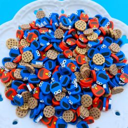 50g/Lot Hot Selling Clay Cookie Slice, Cute Sprinkle for Crafts Making, Phone Deco, DIY Slime Filling