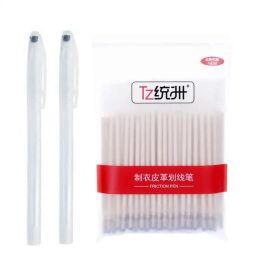 102Pcs Fabric Marker Heat Erasable Refills Pen Case High Temperature Disappearing Pen Rod for PU Leather Dressmaking Sewing