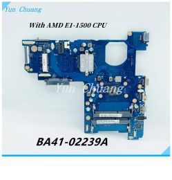 Motherboard BA4102239A For Samsung NP275E4V NP275E4E NP275E5E NP275E5V laptop motherboard With AMD E11500 CPU DDR3 100% Work Main board