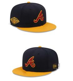 American Baseball Braves Snapback Los Angeles Hats Chicago LA NY Pittsburgh New York Boston Casquette Sports Champs World Series Champions Adjustable Caps a6