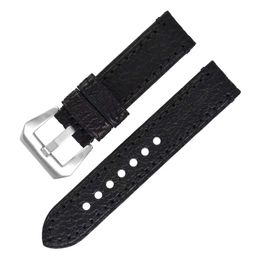 Watch Bands Handmade vegetable-tanned cowhide watch strap pure leather mens double-sided genuine leather soft mechanical watch strapL2404