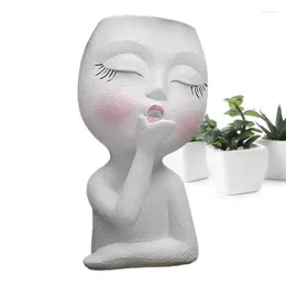 Vases Face Planter Pot Succulent Planters With Excellent Elasticity Pots Flower Arrangements For Home