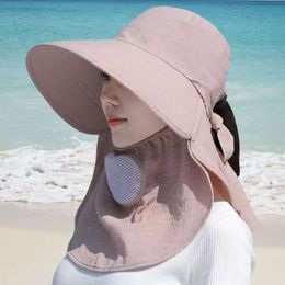 Hat, Women's UV Resistant, Face Blocking, Breathable, Shading, Fisherman's Summer Fishing Hat, Large Brim, Sun Protection Hat