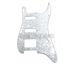 Niko Pearl White Celluloid 4 PLY Electric Guitar Pickguard SSH Pickups For Fender Strat Style Electric Guitar 1827520