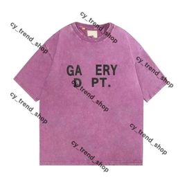 Gallerydept Shirt Designer Summer Alphabet Printed Star Same Round Neck Short Sleeve T-shirt for Men Women Oversize Tees Gallary Dept Shirt Galary Dept Tshirt 467