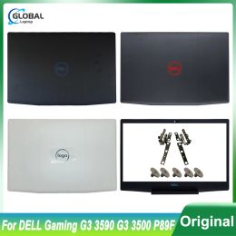 Cases NEW Laptop Case For DELL Inspiron Gaming G3 15 3590 3500 LCD Back Cover Front Bezel Hinges Blue Red White Screen Top Rear Lid