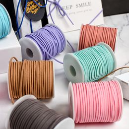 5yards 2.6MM Flat Faux Suede Braided Cord Leather Korean Velvet Leather Belt for Jewellery Making Diy Handmade Bracelet Cords