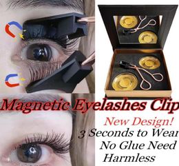 1Set Magnetic Eyelashes Applicator Clip Need Easy Apply Eyelashes Handmade Reusable Dual Magnets Eyelash Extension No Glue Set9452046