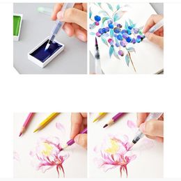 3pc Paint Brush Water Color Brush Pencil Soft Watercolor dip Brush Pen Beginner Painting Drawing Art Supplies