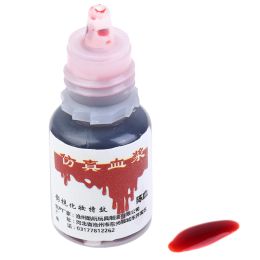 5ml Fake Blood Liquid Bottle Stage Prank Theatrical Vampire Cosplay Props Halloween Party Horror Red Tool