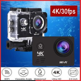 Camera Action Outdoor Sport Camera H10 Ultra HD 4K 16MP WiFi 2.0Inch Screen 170D Underwater 30M Go Waterproof Pro Helmet Video Cameras