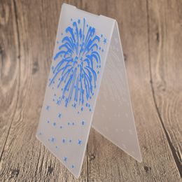 Fireworks Plastic Embossing Folder Template For Scrapbooking Photo Album Paper Card Background Decoration