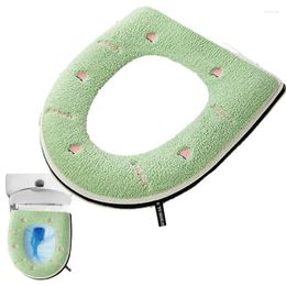 Toilet Seat Covers Breathable Cushion With Zipper And Handle Comfortable Soft Reusable Pad For Home El