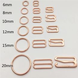 Wholesale 20pcs 6mm30mm Metal Bra Strap Adjustment Buckles Underwear sliders Rings Clips For Lingerie Adjustment DIY Accessories