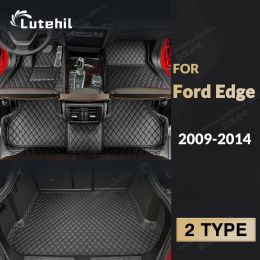 Car Trunk Mat For Ford Edge 2009 2010 2011 2012 2013 2014 Car Floor Mat Foot Pads Cargo Liner Carpet Interior Accessories Cover