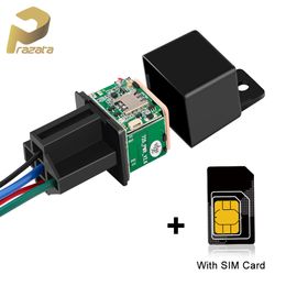 Mini Car Tracker Relay Vehicle Tracker with SIM Card MV720 Cut Off Fuel GSM GPS Tracker Realtime Track Overspeed Alarm Free Web