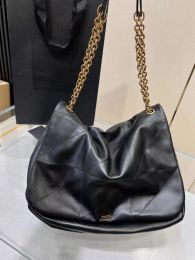 1/1 High Quality Hobo Bag Designer Women's Tote Bag Smooth Leather Underarm shoulder Bag Crossbody bag Black with original box