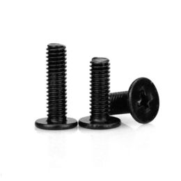 10-100pcs CM M1.4 M2 M2.5 M3 steel with black Cross Phillips Ultra Thin Super Low Flat Wafer Head Screw Bolt for Laptop Computer