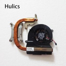 Pads Hulics Used Laptop Cpu Heatsink Cooling Fan For Samsung NP300E4A NP300V4A NP305E5A NP300E5A NP300E5C BA6200606B BA6200639B