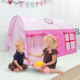 Toy Tents Folding Kid Play Tent Children Playhouse Indoor Outdoor Toy Playhouse Christmas Birthday Gift For Boy Girl L410