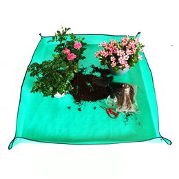 Mix Soil Flower Basin Gardening Pad Thicken Foldable Plant Change Transplanting Pot Reusable Land Mat Lock Waterproof Cushion