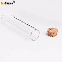 5PC/LOT 60/90/100/120mm Bottles with Cork Small Transparent Mini Empty Glasses Vials Jars Container Clear Botlles Eco-Friendly