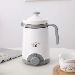 Kettles Mini Electric Thermal Kettle Ceramics Water Heating Cup Milk Boiler Noodles Porridge Stew Pot Baby Food Slow Cooker Teapot 220V