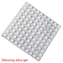 Round Clear Self Adhesive Silicone Rubber Bumpers Soft Transparent Anti Slip shock absorber Feet Pads Damper 40/50/100 pcs .