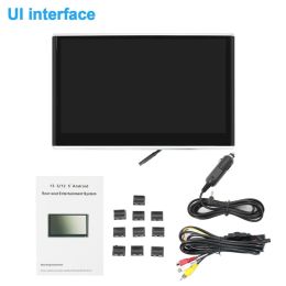 13.3 Inch Car TV Headrest Monitor Android 11.0 4+64G Touch Tablet Multimedia Movie Player Support Headset/HDMI in+Out/Mirroring