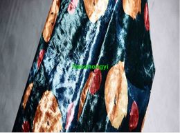 New product suede fun pattern printing non-stretch garment fabric/half rice price